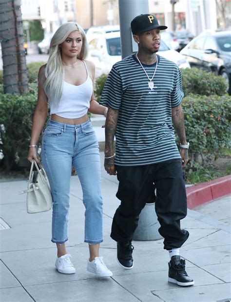 kylie jenner and ex tyga spotted partying together at las vegas strip club perez hilton