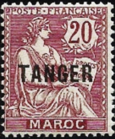 French Post Offices In Tangier 1918 1923 Definitives Of Morocco