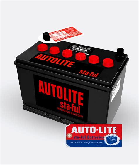 Autolite Battery Group 27 Sv 27f Red 1965 70 Glue Caps Kit Weskcar