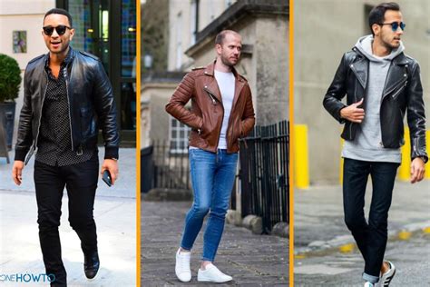 How To Wear Leather Jackets For Men Leather Jacket Outfits For Men