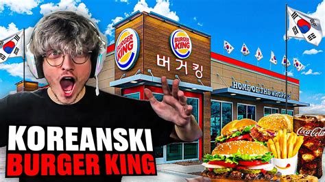 ZjadŁem W KoreaŃskim Burger Kingu ㊙️🍔👑 Nie Zgadniesz Co Tam Zostawiłem