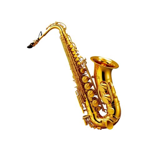 Saxophone Isolated On Transparent Generative Ai 24597685 Png