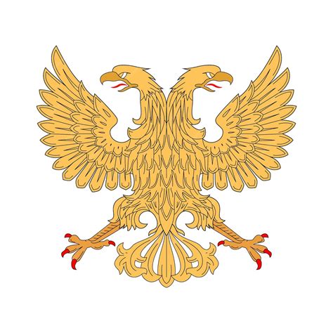 Premium Vector Russian State Emblem Double Headed Eagle Double Headed