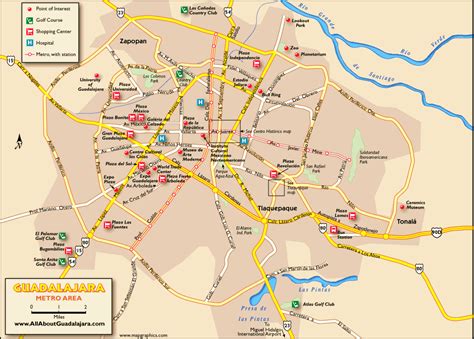 Map Of Guadalajara Travelsmapscom