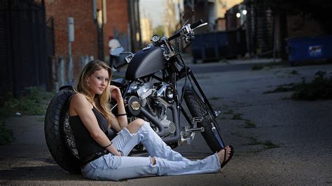Girls Motorcycles Full HD Wallpaper And Background Image X ID