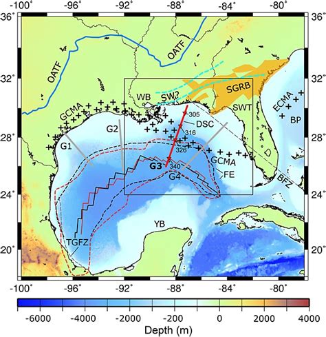 Gulf Of Mexico Block Chart