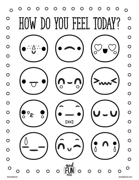 You can print or color them online at getdrawings.com for absolutely free. Feelings Free Printable Coloring Page | Free printable ...