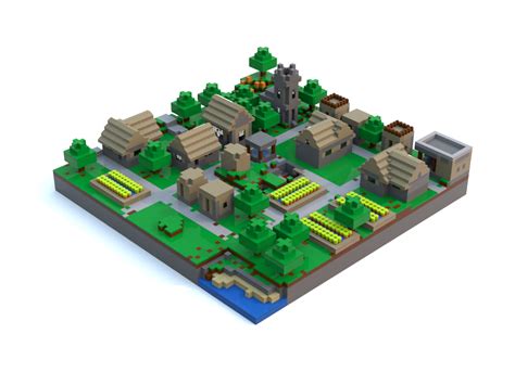 Minecraft Micro Village Moc Lego