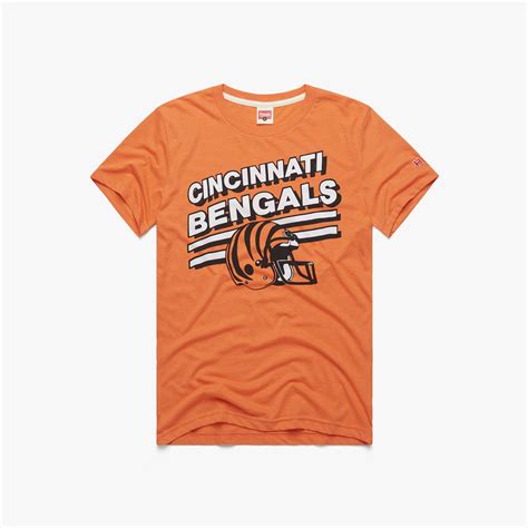 Cincinnati Bengals Stripes Retro Cincinnati Bengals T Shirt Homage