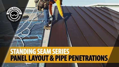 how to install standing seam metal roofing panel layout for metal roofing panels youtube