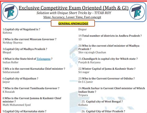 Check spelling or type a new query. General Knowledge 600 One Liner Questions and Answers PDF ...