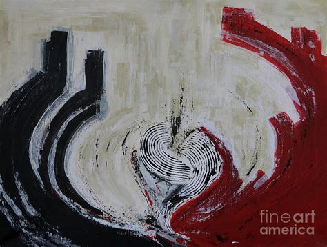 Red Moon Iii Painting By Christiane Schulze Art And Photography Fine