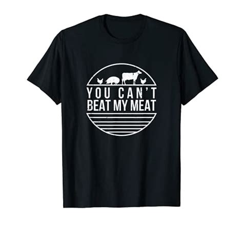 you can t beat my meat funny bbq grilling smoking t shirt