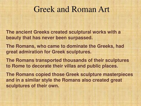 Ppt Greek And Roman Art Powerpoint Presentation Free Download Id1448710