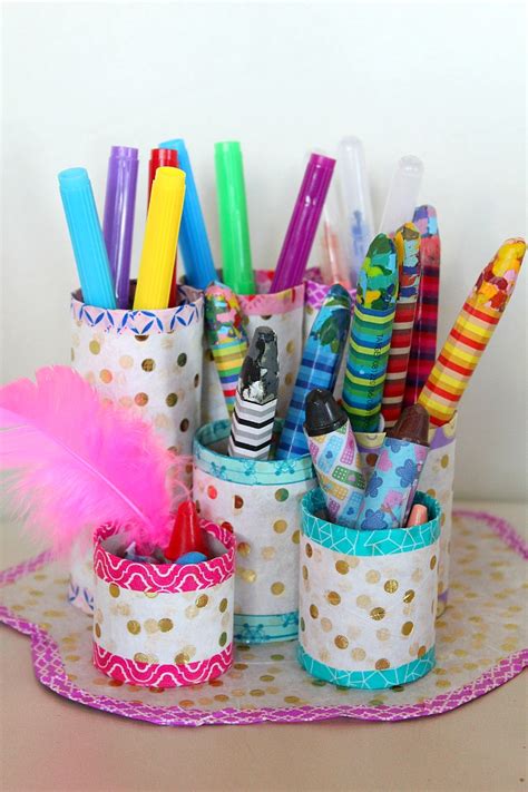Diy Pen Organizer With Recycled Materials Easy Peasy Creative Ideas