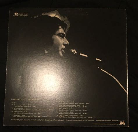 Neil Diamond Touching You Touching Me LP Vinyl Record Album Vintage EBay