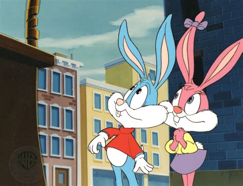 Tiny Toons Original Production Cel Babs Bunny And Buster Etsy