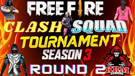 Clash Squad Tournament Season 3 Round 2 Krm Gaming Youtube