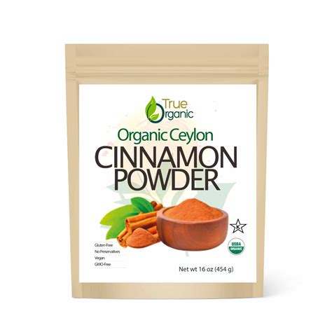 True Organic Cinnamon Powder 16 Oz True Organics