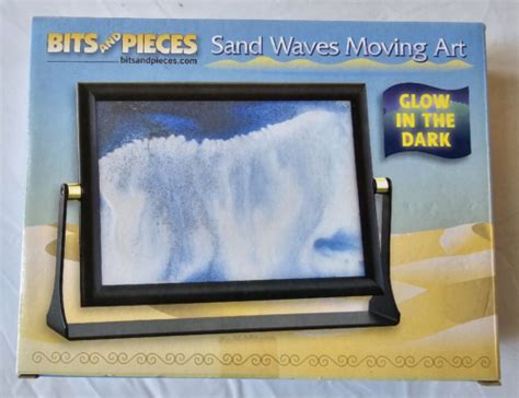 Bits And Pieces Sand Waves Moving Art Blue 48815 Glow In The Dark Nib