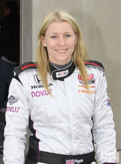 Pippa Mann Awaits Practice At The Indianapolis Motor Speedway In