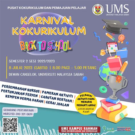 Karnival Kokurikulum Semester 2 Sesi 2022 2023 Universiti Malaysia Sabah