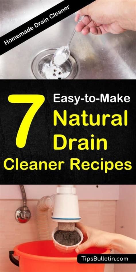 7 Easy To Make Drain Cleaner Recipes Recipe Cleaner Recipes