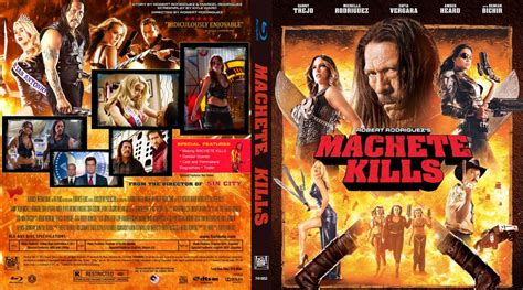 Machete Kills Movie Blu Ray Scanned Covers Machete Kills 2013 Bluray Cover Dvd Covers