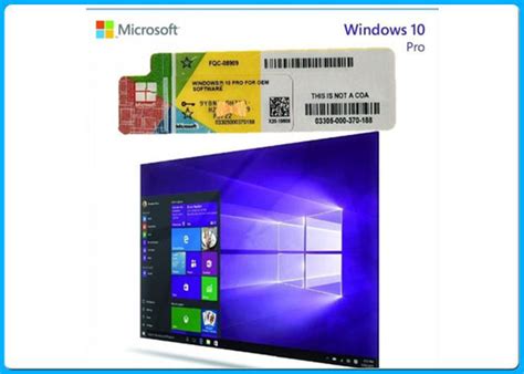 32 Bit 64 Bit Windows 10 Product Key Code Win10 Professional Coa Key