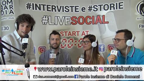 Intervista Per Live Social Radio Lombardia Youtube