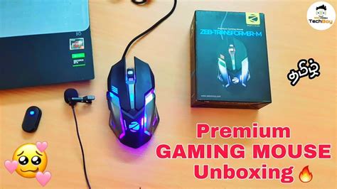 Zebronics Zeb Transformer M Budget Premium Gaming Mouse Unboxing