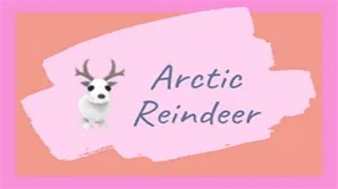 Whats An Arctic Reindeer Worth In Adopt Me Adopt Me Trade Checker