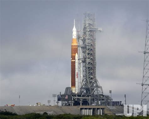 Photo Sls Rocket Stands On Launch Complex 39b At The Kennedy Space