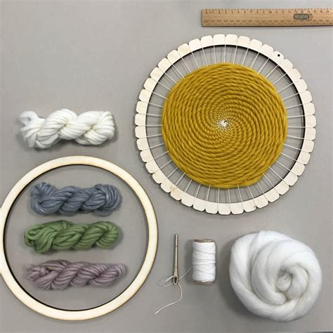 Large Circular Weaving Loom Kit By Wool Couture
