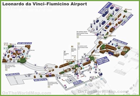Rome Italy Airport Map Secretmuseum