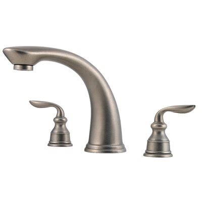 Pfister avalon 2 handle roman tub faucet brushed nickel two via amazon.com. Pfister | Wayfair