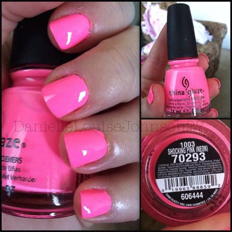 Shocking Pink Neon By China Glaze Seriously Bright Bright Neon I Love It