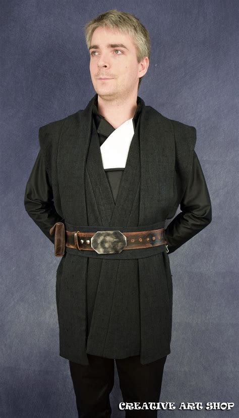 Star Wars Luke Skywalker Rotj Black Tunic Tabards And Sash Etsy Uk