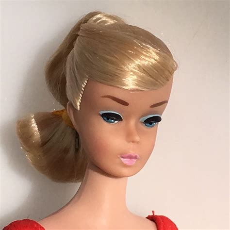 Mib Platinum Blonde Swirl Ponytail Barbie 1964 Stunning No Green All