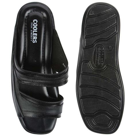 Liberty Coolers Mens Black Formal Slippers 2050 01 Black Ebay