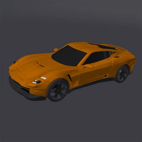 Buy new/used supercars at the best prices in the usa from dupont registry dealers for over 30 years. Yellow sports car 3D Model .obj .3ds .fbx .lwo .lw .lws ...