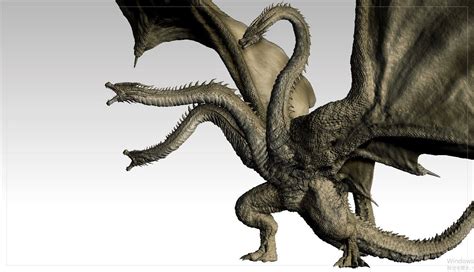 King Ghidorah Godzilla Kaiju Monsters Kaiju Design