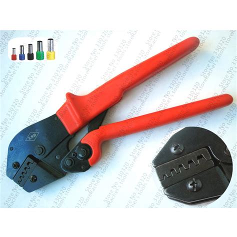 Ratchet Crimping Tool For Wire End Ferrules Cable Ferrules 0 5 6mm2 AP