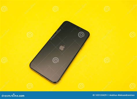 New Apple Iphone X Flagship Smartphone Editorial Stock Image Image Of