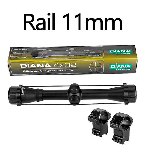 Diana X Tactical Riflescope One Tube Glass Double Crosshair Reticle Hunting Scopes Lunette