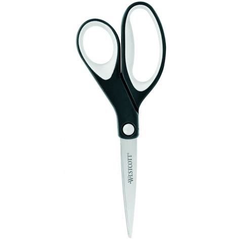 Westcott 15588 Kleenearth 8 Stainless Steel Pointed Tip Scissors With