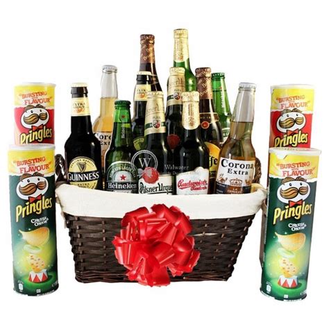 Plan your holiday with michigan craft beverages in mind. Give Him Beers - Pringles Beer Gift Basket - Gifts In Europe