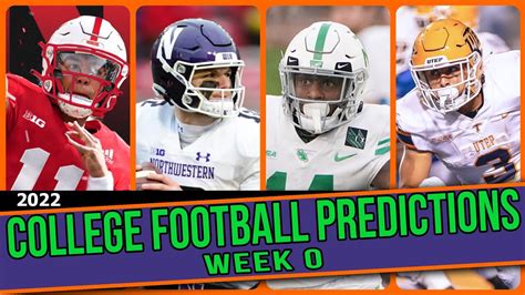 College Football Predictions Week 1 Win Big Sports