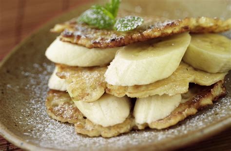 2 Ingredient Banana Pancakes Recipe Good To Breakfast Recipes