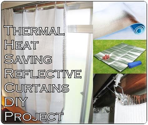 Thermal Heat Saving Reflective Curtains Diy Project The Homestead